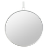 Varaluz Stopwatch 30-In Round Accent Mirror - Polished Nickel 407A01PN